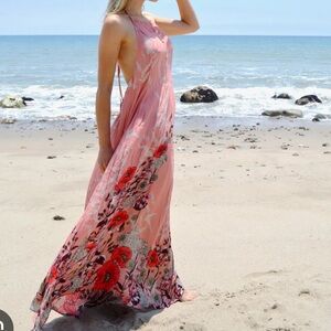Free people floral maxi dress